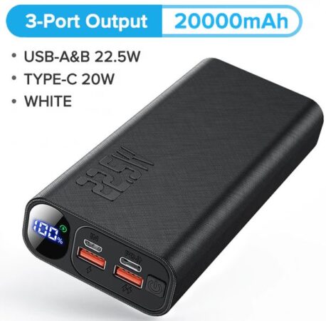 QOOVI Power Bank 20000mAh